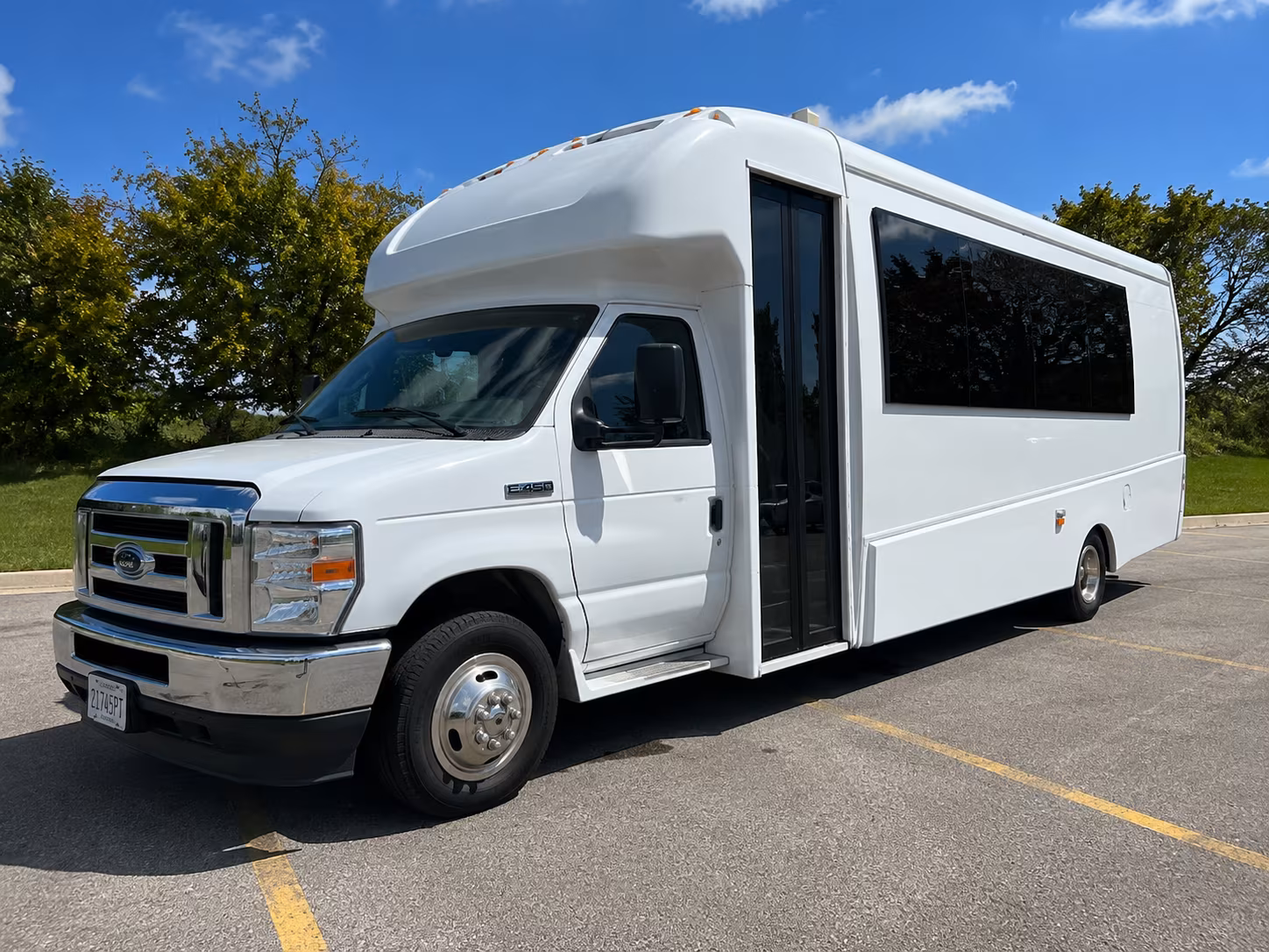 Irving Birthday, Sweet 16, & Quinceañera Transportation party bus exterior