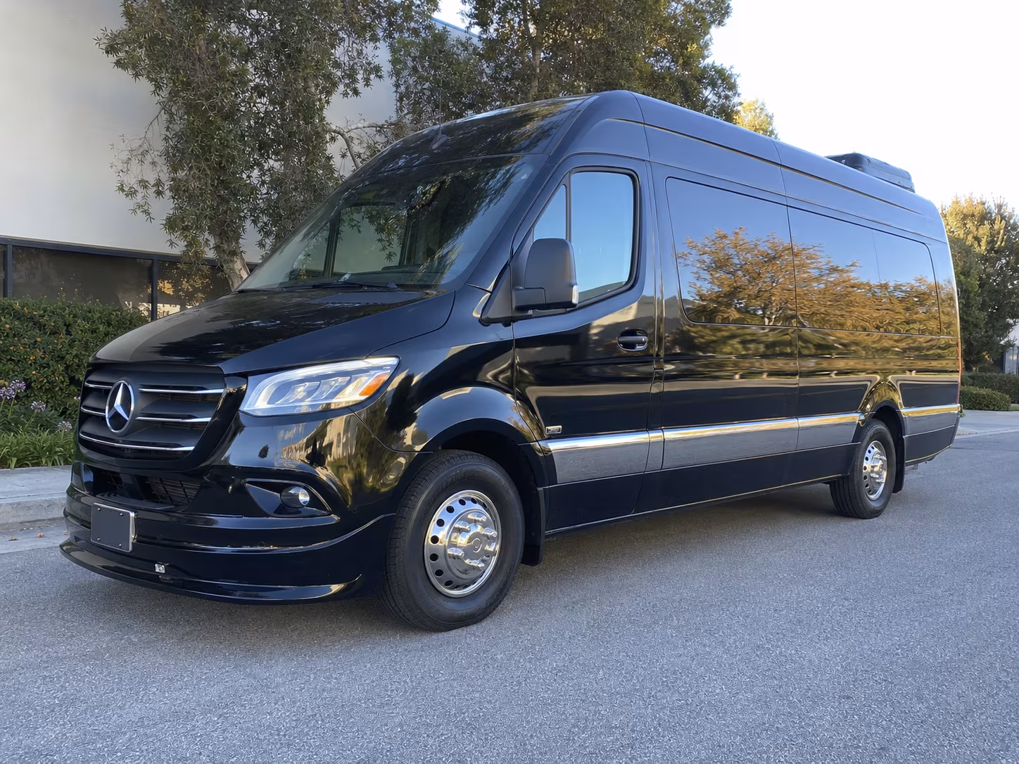Irving Corporate Transportation party bus exterior