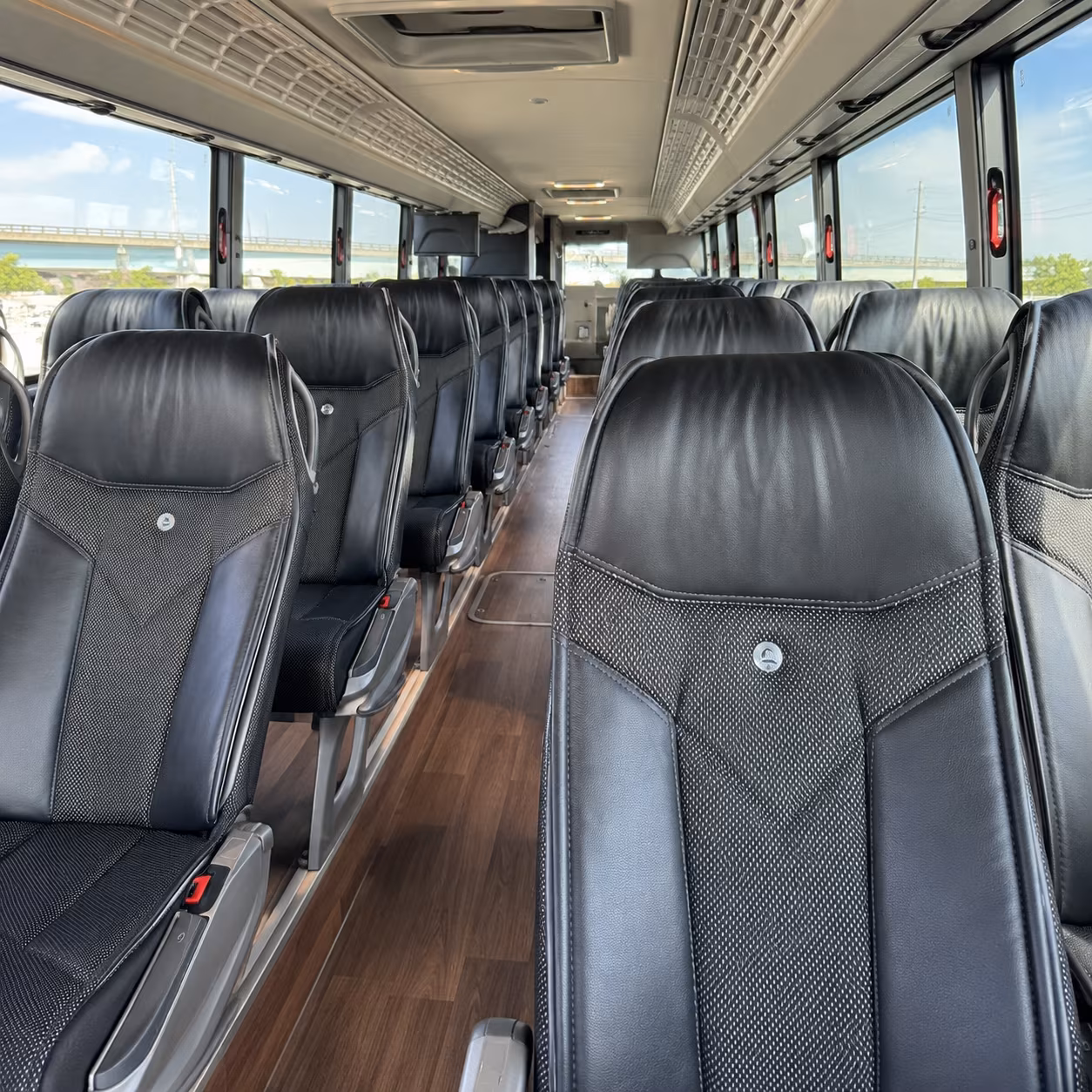 Irving Corporate Transportation party bus interior