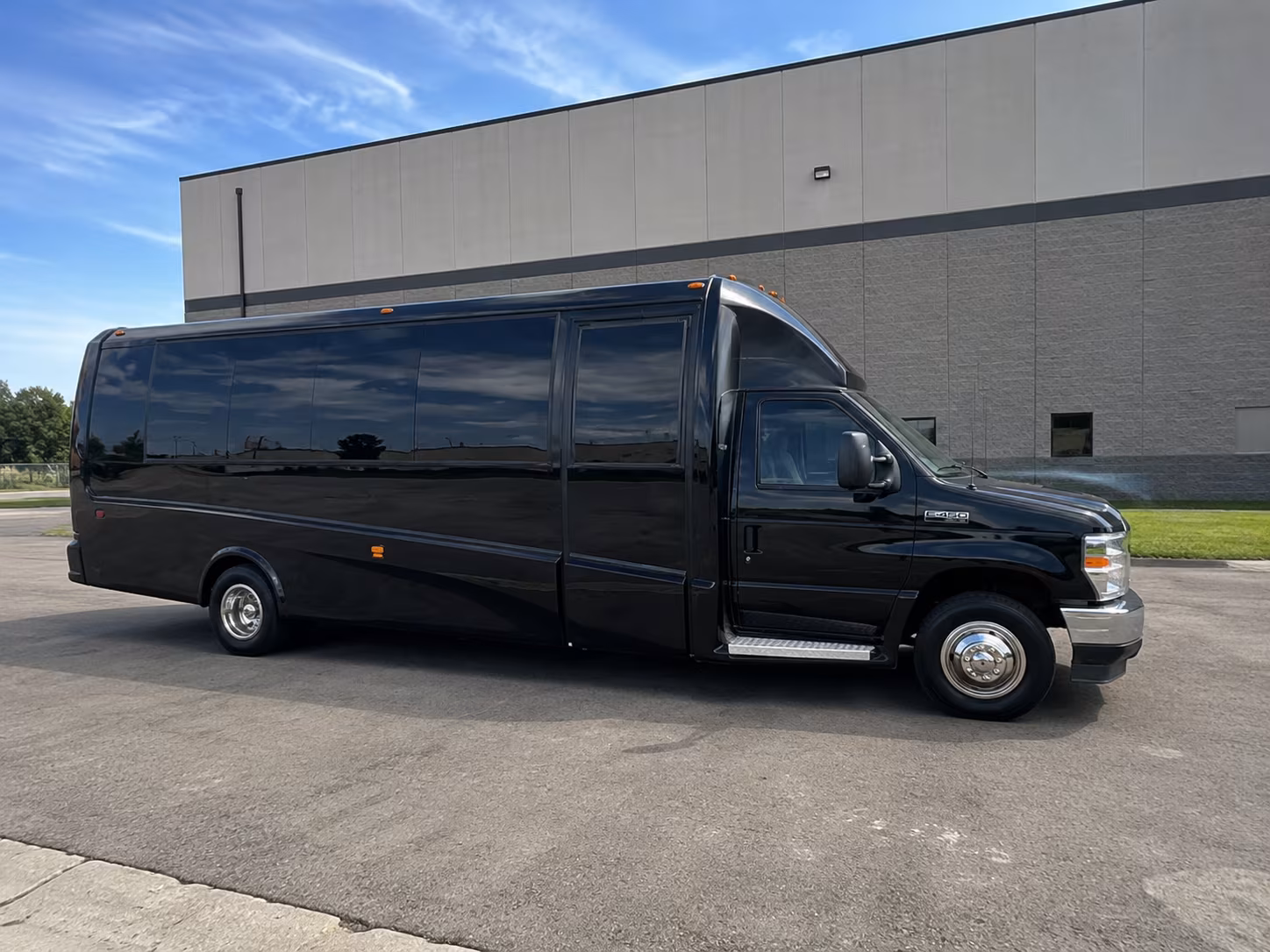 Irving Corporate Transportation party bus exterior