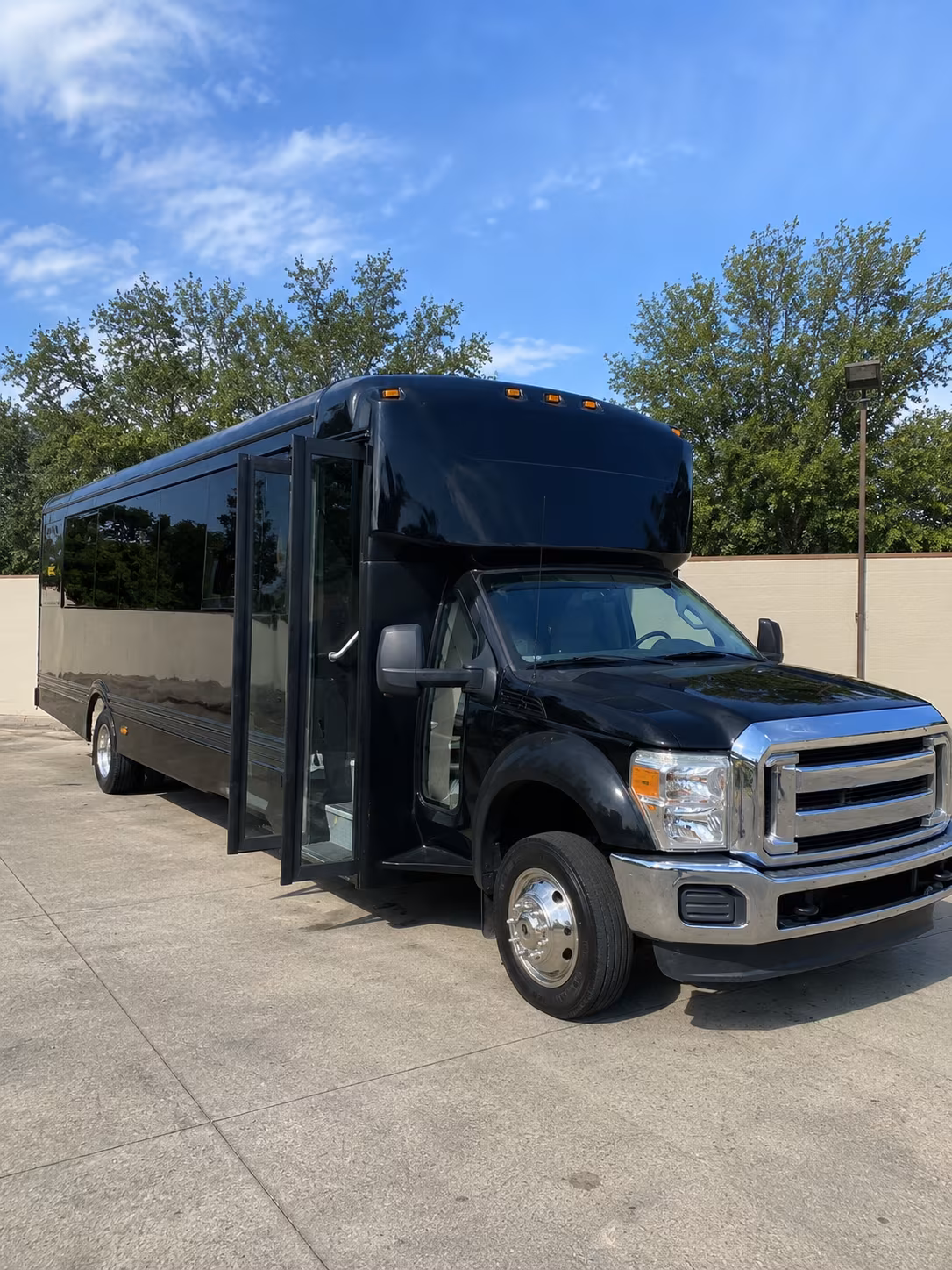 Irving Private Event Transportation party bus exterior