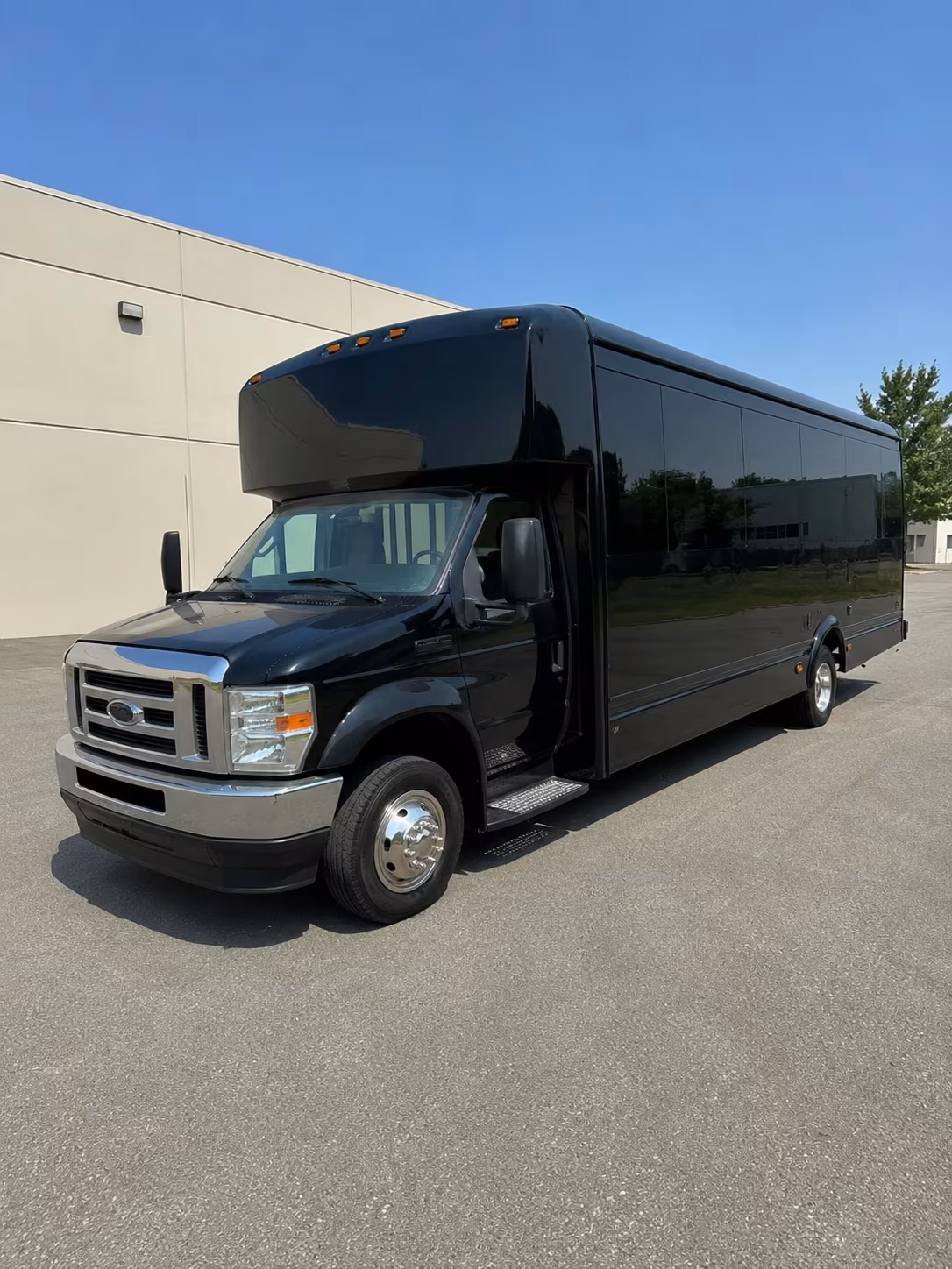 Irving Private Event Transportation party bus exterior