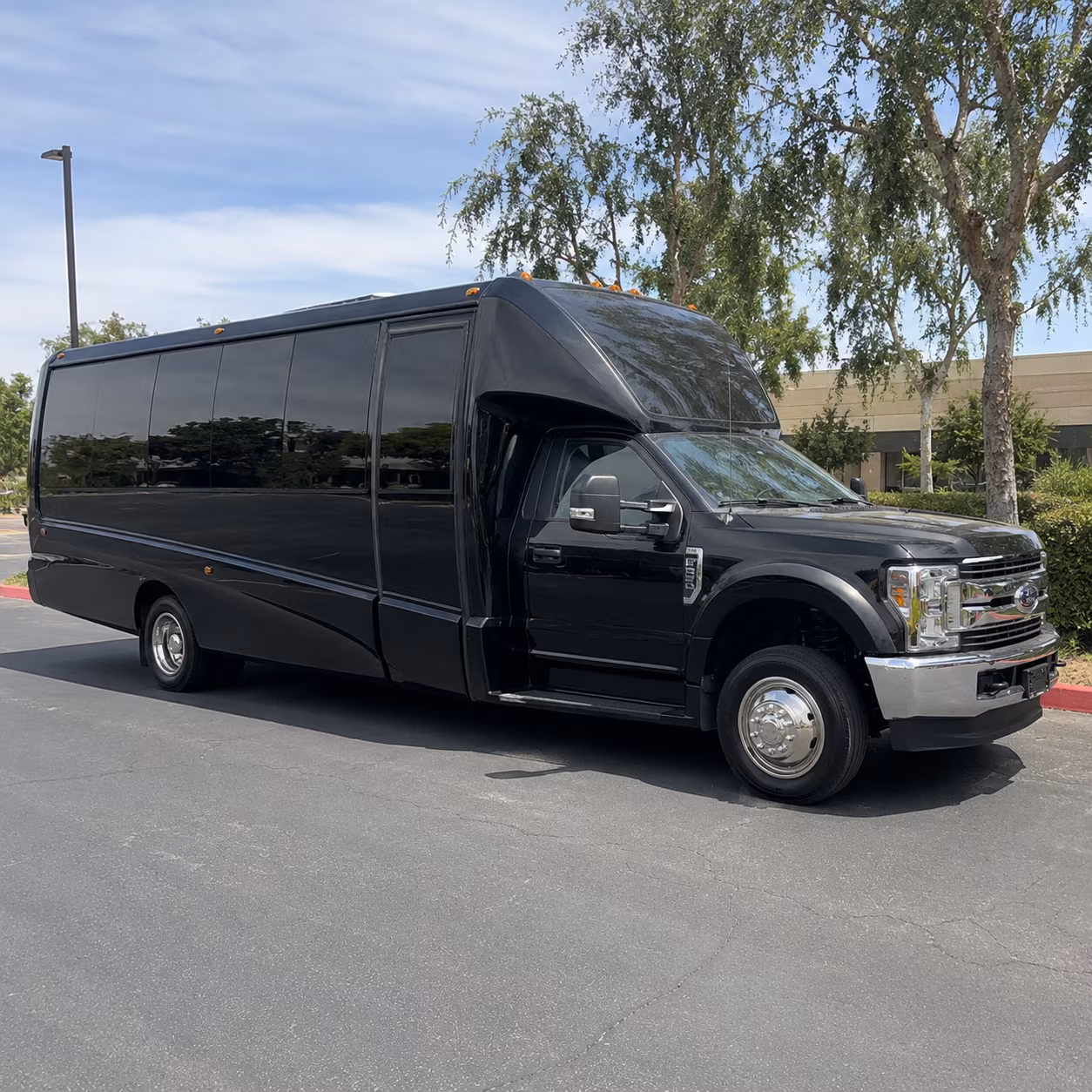 Irving Private Event Transportation party bus exterior