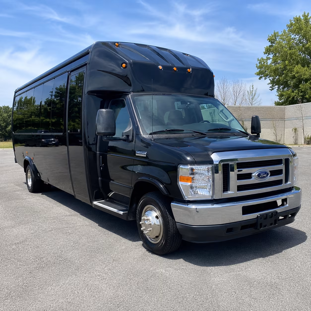 Irving Prom & Homecoming Transportation party bus exterior
