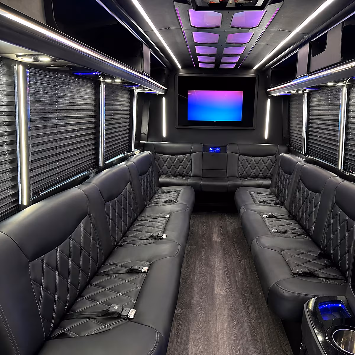Irving Prom & Homecoming Transportation onboard seating