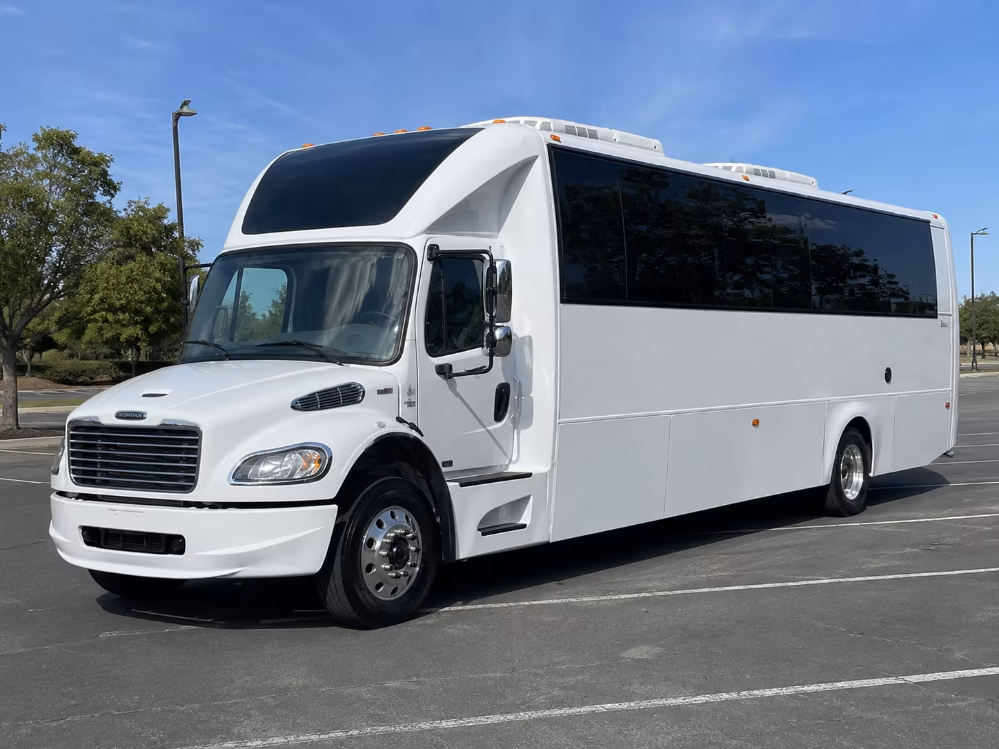 Irving Prom & Homecoming Transportation party bus interior