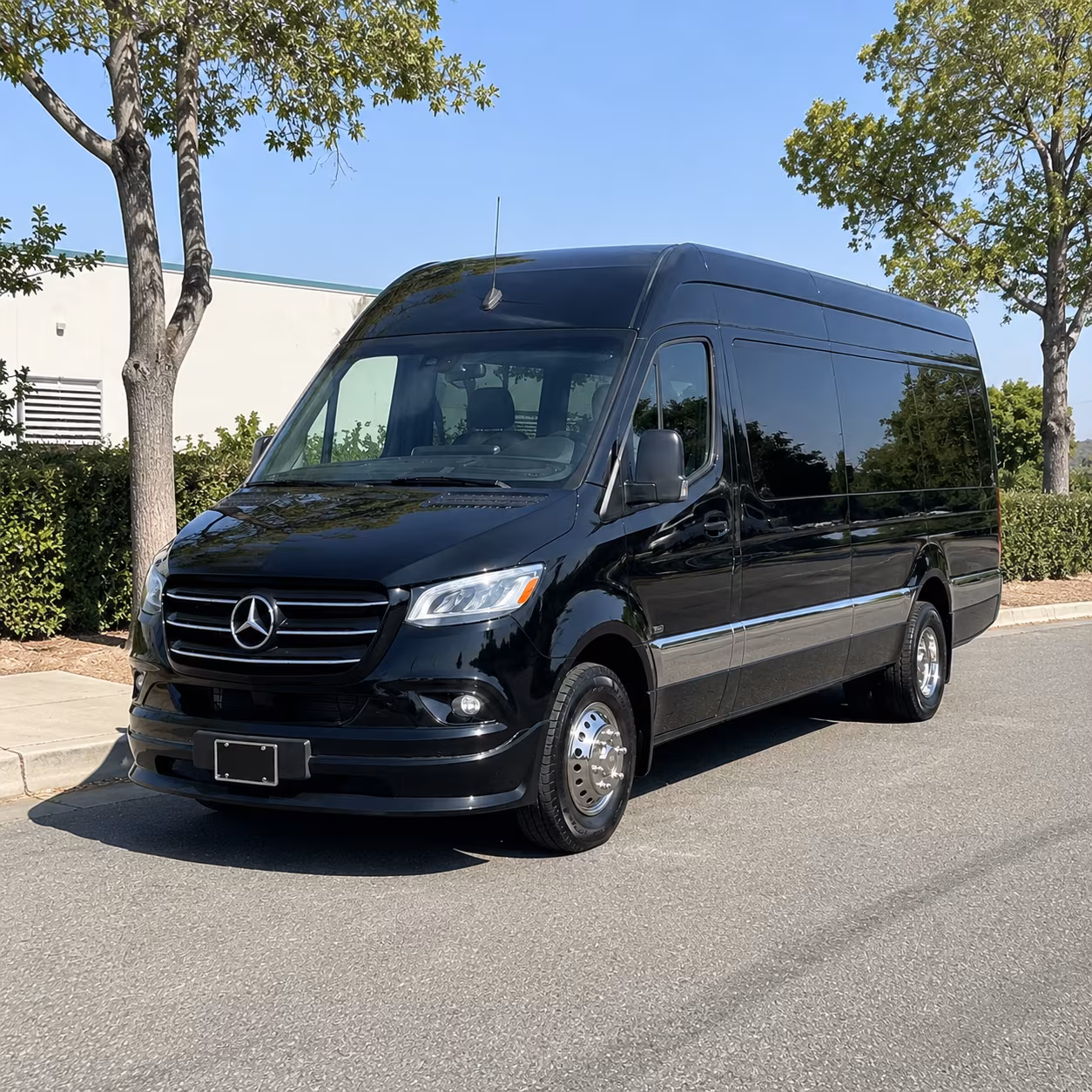 Irving School Event Transportation party bus exterior