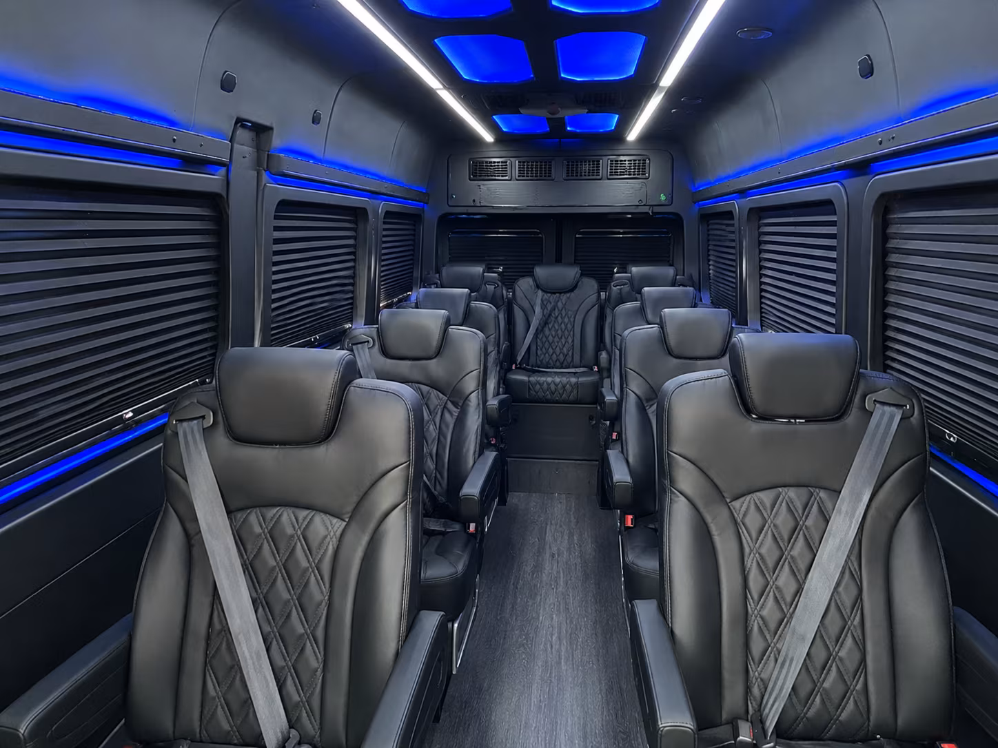 Irving School Event Transportation party bus exterior