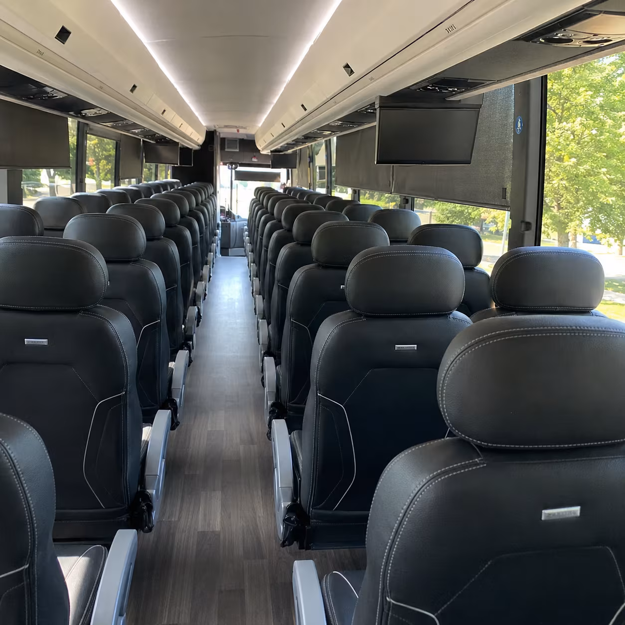 Irving School Event Transportation onboard seating