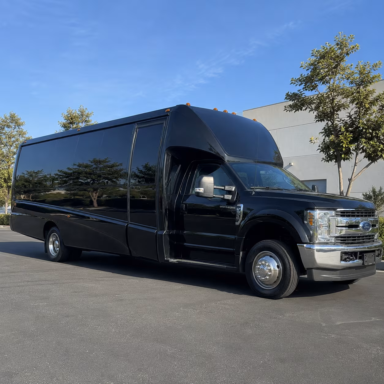 Irving Wedding Transportation onboard seating