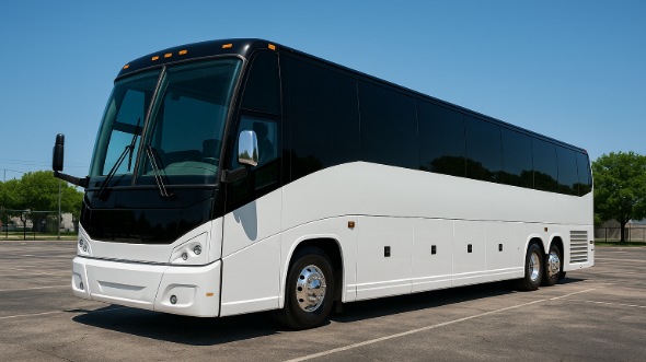 Exterior of Charter Bus Company Dallas's 50 Passenger Party Bus in Dallas
