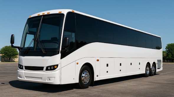Exterior of Charter Bus Company Grand Prairie's 50 Passenger Party Bus in Grand Prairie