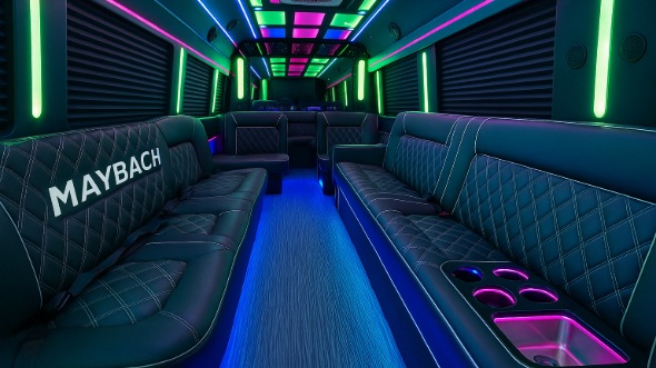 arlington 20 passenger party bus