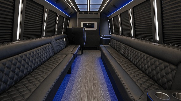 irving 40 passenger party bus rental